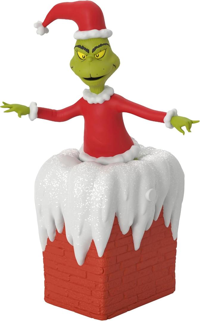 Hallmark Keepsake Christmas Ornament, Dr. Seuss's How the Grinch Stole Christmas! You're a Mean One, Mr. Grinch Musical, Christmas Movie Gifts