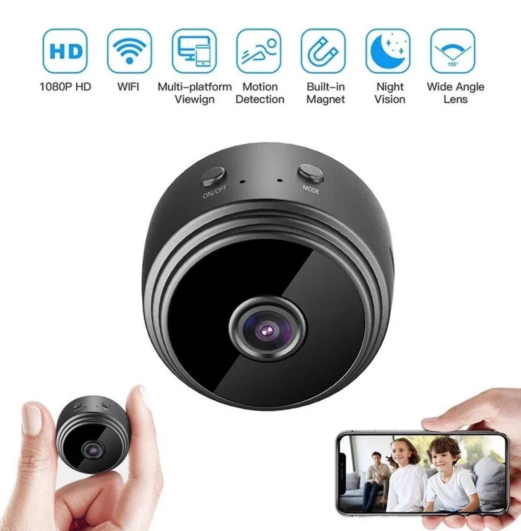 Only 0.9 inch! Hidden Camera with Audio/Video. Mini Small Camera. Spy Hidden Cameras for Home Indoor Use Spy Cam with Night Vision and Motion Detection Baby Monitor Small Mini Wireless Outdoor (1080p)