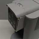 KIDISLE Hot & Iced Coffee Maker with Bold Setting, Single Serve Coffee Maker for K Cup and Grounds, 6-14 Oz Brew Sizes, 50 Oz Removable Water Tank, One Cup Coffee Machine with Reusable Filter, Grey