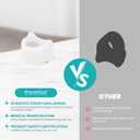 Toe Separators for Women Gel Toe Separators for Overlapping Toes, Bunions, Big Toe Alignment, Corrector and Spacer, Preventing Rubbing Relieve Pressure (Pinky, 12 Pack, White)