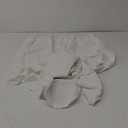 Natural Linen Kitchen Curtains 30" W x 36" L Pinch Pleat Cafe Curtains 1 Panels