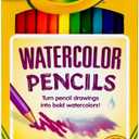 Crayola Watercolor Colored Pencils (24ct), Watercolor Paint Alternative, Watercolor Pencil Set for Kids, Art Supplies, Gift for Kids, 3+ (1 Count (Pack of 1))