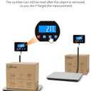 Shipping Scale 0.5oz-440lb High Accuracy Postal Digital Weight Luggage Scale for Packages Warehouse Home Small Business Pet Food Mail