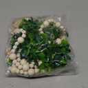 TXIN Hanging Photo Display Holder Wall Decor with Wooden Cards Clips, Boho Style Picture Frame Wood Beads Garland Artificial Eucalyptus Plant Home Decoration for Farmhouse Greenery Cubicle Bedroom