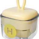 Mini Portable Lint Roller, Reusable Lint Rollers, Washable Sticky Roller for Pet Hair Debris Removal Tool - Mini Lint Roller for Purse and Household (Beige)