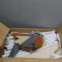 Besrey Kids Play Tent 2 in 1 with Padded Mat and Lights, Large Kids Playhouse with 2 Doors & 4 Windows, Indoor & Outdoor, Christmas Toddler Tent, 51" x35" x 51" (White)