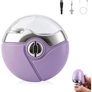 Electric Nail Clippers,2 in 1 Electric Polishing Automatic Nail Clippers,Electric Nail Trimmer Electric Nail Clipper with 2 Adjustable Speeds,Electric Automatic Nail Clipper for Adults(Purple)