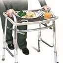 Walker Tray With Non-Slip Grip Mat