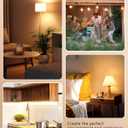 DEWENWILS 2 Pack Touch Dimmer Switch, Plug and Play Lamp Touch Control Pad, Touch Lamp Switch, Dimmable LED/CFL Lights, and Incandescent Bulbs, Dimmer Extension Cord, ETL Listed, White