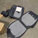 Seat Covers Full Set Fit for Nissan Rogue 2015-2026, Breathable and Comfortable Leather Car Seat Cover, Deluxe Waterproof Cushion Cover Auto Interior Accessories (Black Gray)