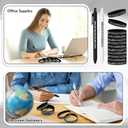 Cholemy 150 Pcs Nurse Teacher Mental Health Gifts Motivational Pens and Silicone Wristbands Bulk Occupational Therapy Self Care Items Positive Affirmation Gifts for Therapists Team Employees