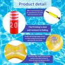 Pool Games Set-8 Inflatable Rings,Inflatable Basketball Hoop,Cactus Toss Game,Cross Toss Game and 2 Inflatable Small Basketballs-Perfect Water Toys for Kids,Teens and Adults