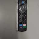 Replacement Voice Remote Control for Fire Series, TV Cube/Stick, Compatible with 4K Max/4K (1st/2nd Gen), (2nd/3rd Gen)/Lite/HD, Fit for Insignia/Pioneer Hisense and TCL Smart TV (Black- Hulu Button)