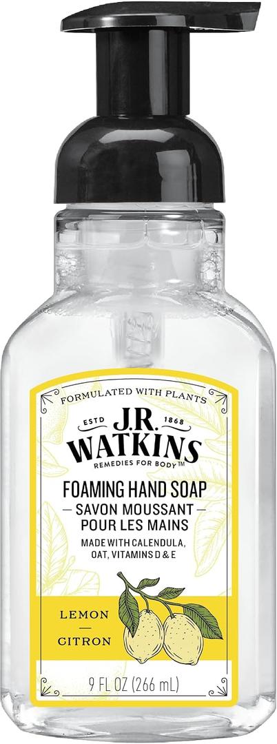 Watkins 20626 9 oz Lemon Scent Foaming Hand Soap