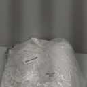 LSSAWZH First Communion Dress Flower Girl Dress Appliqus Tulle Lace Puffy Bridesmaid Pageant Ball Gown Wedding Floor Length (10, White)