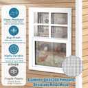 16" W x 16" H Shed Window,Sliding Window, Aluminum White Flush Mount with Tempered Glass and Stainless Steel Screen, Playhouse Window, Chicken Coop Window, Household Window.(White 1 Pack)