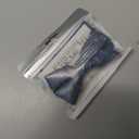 OCIA Holiday Pre-Tied Bowtie Christmas Halloween Festival Pattern Bow Tie for Men Boys (A Navy -Santa Claus)