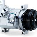 AC Compressor Fit for 2000-2013 Chevy Silverado Suburban 1500 2500 Tahoe GMC Yukon XL 1500 2500, 2001 2002 2003 2004 2005 2006 2007 2008 2009 2010 2011 2012 Air Conditioner Compressor CO 29002C