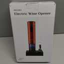 Secura Electric Wine Opener, Automatic Electric Wine Bottle Corkscrew Opener with Foil Cutter, Rechargeable (Red)