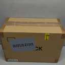 4 Tier Plastic Storage Bins with Lid 23QT, Stackable Storage Containers with Wheels, Folding Storage Boxes, Collapsible Storage Bins, Closet Organizers and Storage for Living Room,Office,Dorm (White)