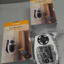 GiveBest 450 Watt Space Heater with LED Display, Wall Outlet Electric Heater with Thermostat and Timer for Home Office Bathroom Indoor Use, Small Plug in Heater, 2PC