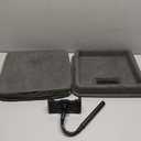 KDD Tablet Pillow Holder - 360Adjustable iPad Pillow Stand for Lap, Bed and Desk - Gooseneck Tablet Soft Pad Dock with Storage Tray and Pocket Compatible with iPad Pro 12.9, Air Mini, Phone, E-Reader