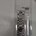 iiteeology Lightweight Stainless Steel Band Designed for Apple Watch Ultra 3 & Ultra 2, Series 1-11, 46mm, 45mm, 44mm, 42mm, Replacement iWatch Bands for Men & Women,Bright Silver