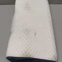 Derila Cervical Neck Pillow for Sleeping - Ergonomic Neck Support Pillow for Back, Stomach, Side Sleeper Contour Memory Foam Pillows for Shoulder Relief (Standard (19.7" x 11.8" x 3.9"), 1 Pillow_white)