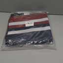 Savannan Rectangle Indoor Area Rugs, Nautical Anchor Red White Stripes Navy Blue Non-Slip Accent Rug for Living Room Bedroom Office Kids Room Nursery, 2'x3'