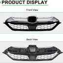 Front Bumper Grille For 2017-2019 Honda CRV With Headlight Molding
