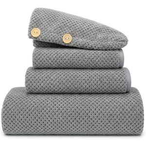 2 bath towels 2 hand towels 2 hair towels