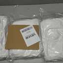 VEVOR 50 Pcs White Chair Covers Polyester Spandex Chair Cover Stretch Slipcovers for Wedding Party Dining Banquet Flat-Front Chair Covers