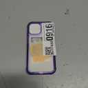 Diaclara Designed for iPhone 14 Case, Full Body Rugged Case with Built-in Touch Sensitive Anti-Scratch Screen Protector, with Camera Lens Protector (Clear Purple)