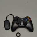 W&O Wireless Controller Compatible with Xbox 360 2.4GHZ Gamepad Joystick Wireless Controller Compatible with Xbox 360 and PC Windows 7,8,10,11 with Receiver (Black)