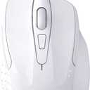 TECKNET USB Wired Mouse, 6-Button Corded Mouse with 4 Adjustable DPI, Optical Computer Mouse with Ergonomic Design and 5FT Cord for Laptop, Chromebook, PC, Desktop, Mac, Notebook-LT.White