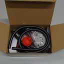 1/4" 90 Degree Fuel Shut Off Valve Fuel Filter Fuel Line Hose Kit for Tecumseh 35857 B&S 697944 698181 494539 Riding Lawn Mower