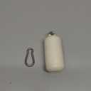 FRF FLAG 3.5 LB Single Eye Bolt Counterweight, Flag Weights for Bottom of Flag Outdoor, Flag Weight for Windy Flag Location Keeps Flag from Sliding up, with a Carabiner