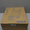 Potty Training Seat SKYROKU Potty Training Toilet with Step Stool Ladder, for Kids Boys Girls Toddlers - Comfortable Safe Potty Seat with Anti-Slip Pads Ladder 8838-Grey