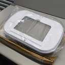 Collapsible Picnic Basket 16L, Folding Basket for Picnic with Lid Table, Waterproof Large Picnic Basket with Handles, Portable Collapsible Storage Basket for Camping, Outdoor, Travel, White