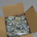 Decorative Hanging Plants for Shelf, Faux Ivy Eucalyptus Vine, Fake Greenery in White Bigger Pot (Light Green, 1PCS) (Small)