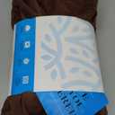 White Classic Luxury Brown Hand Towels - Soft 100% Turkish Cotton | Highly Absorbent Hotel spa Bathroom Towel Collection | 16x30 Inch | Set of 6