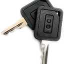 Club Car Replacement Golf Cart Key 1A (Two (2) Keys with no Key tag)