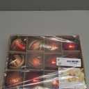 SHareconn 80mm Christmas Balls Ornaments,12PCS Colored Shatterproof Plastic Decorative Hanging Tree Decorations Baubles Set for Xmas Tree Decor Holiday Party Wedding Decoration with Lanyard,Red & Gold