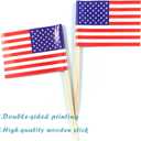 5 x QQSD Texas Toothpick Flag Small Mini Texas Cupcake Topper Flags, 100 pcs