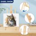 ESRICH 15pcs 17 Inch Tabletop Easels, Easel Stand for Painting,Tripod, Painting Party Easel, Kids Student Desktop Easel for Painting,Paint Easel for Canvas Painting