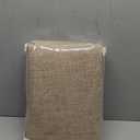 MIULEE 100% Blackout Linen Textured Curtains for Bedroom Solid Thermal Insulated Copper Brown Grommet Room Darkening Curtains & Drapes Luxury Decor for Living Room Nursery 52 x 108 Inch (2 Panels)