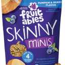 Fruitables Skinny Mini Dog Treats, Healthy Pumpkin Treat for Dogs, Low Calorie & Delicious, Puppy Training, No Wheat, Corn or Soy, Made in the USA, Pumpkin and Berry Flavor, 5oz (5 Ounce (Pack of 1)), Best By: MAY/15/2027