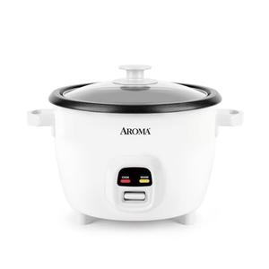 AROMA® 20-Cup (Cooked) One-Touch Rice Cooker and Food Steamer with Auto-Warm | 10 Cups Uncooked, 20 Cups Cooked (ARC-390NGP)
