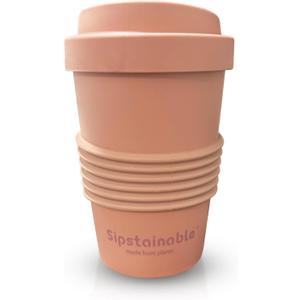 16oz Coffee Mug - Insulated Reusable Coffee Tumbler - On-The-Go Travel Mug - BPA-Free, Leak proof Lid, Stylish Coffee Cup - Lightweight & Durable Mug for Drinks (Rose)