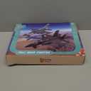 Double Fighter Jet Toy, F35 & F16 Diecast Planes with Lights & Sounds, Pull Back Military Airplane Toy Gift for Toddler,Kids, Boys